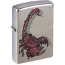 Zippo 205 Scorpion Color — зажигалка с рисунком скорпиона